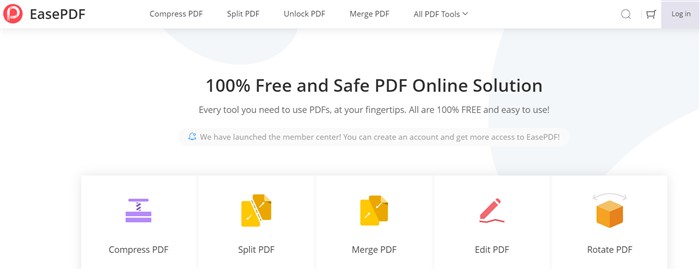 use easepdf remove Watermark