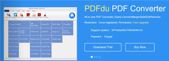 use pdfdu remove Watermark