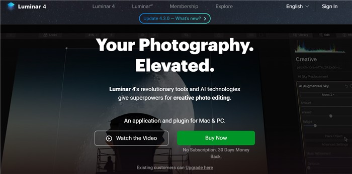 use luminar remove Watermark