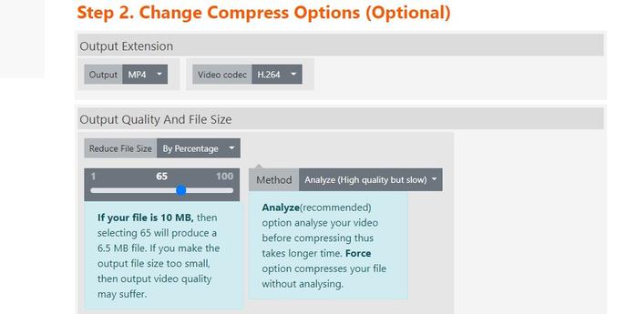 Online Video Compressor
