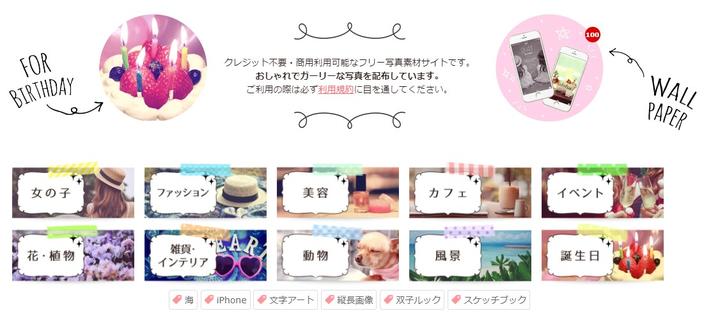 Girly Dropからの写真素材の背景を透過する方法