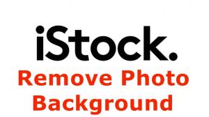 How to Remove Istockphoto Background