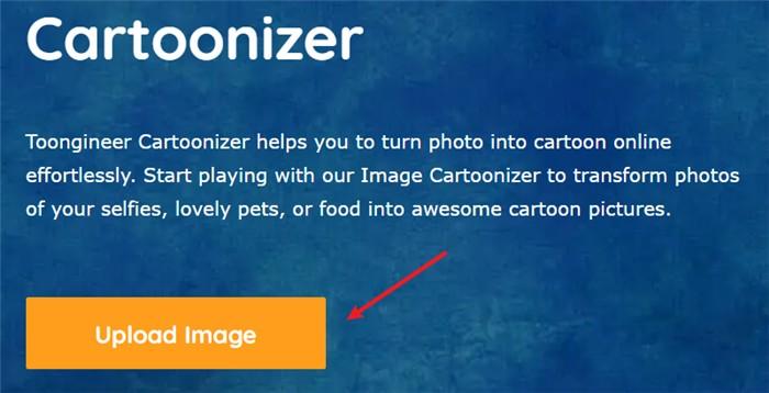 Toongineer-Cartoonizer-homepage