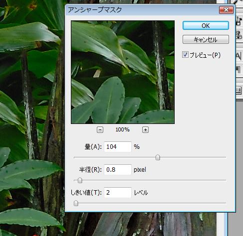 アンシャープマスク