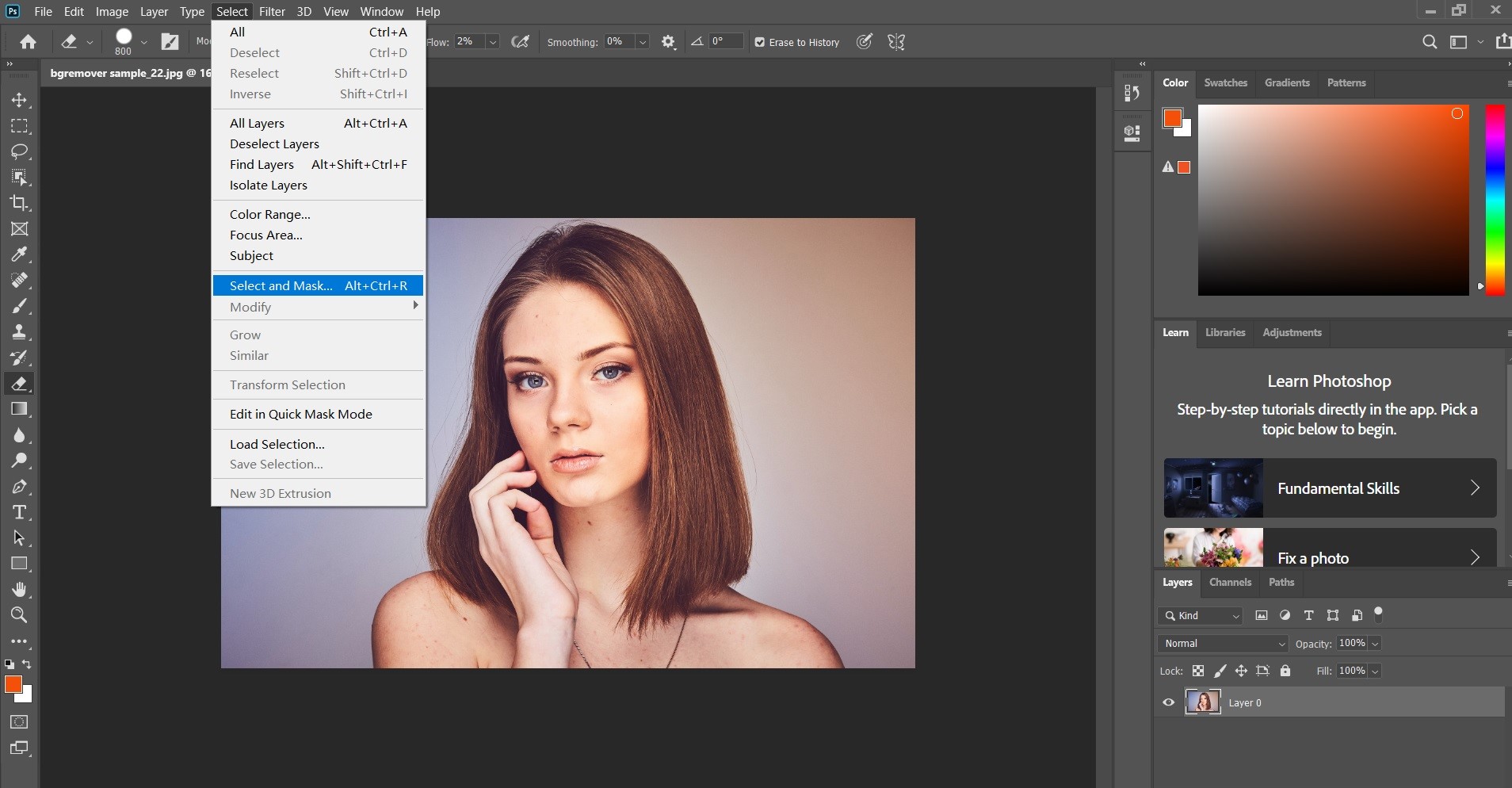 How to Extract Image From Background in Photoshop - BGremover