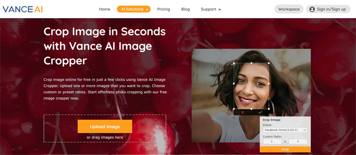 VanceAI Image Cropper