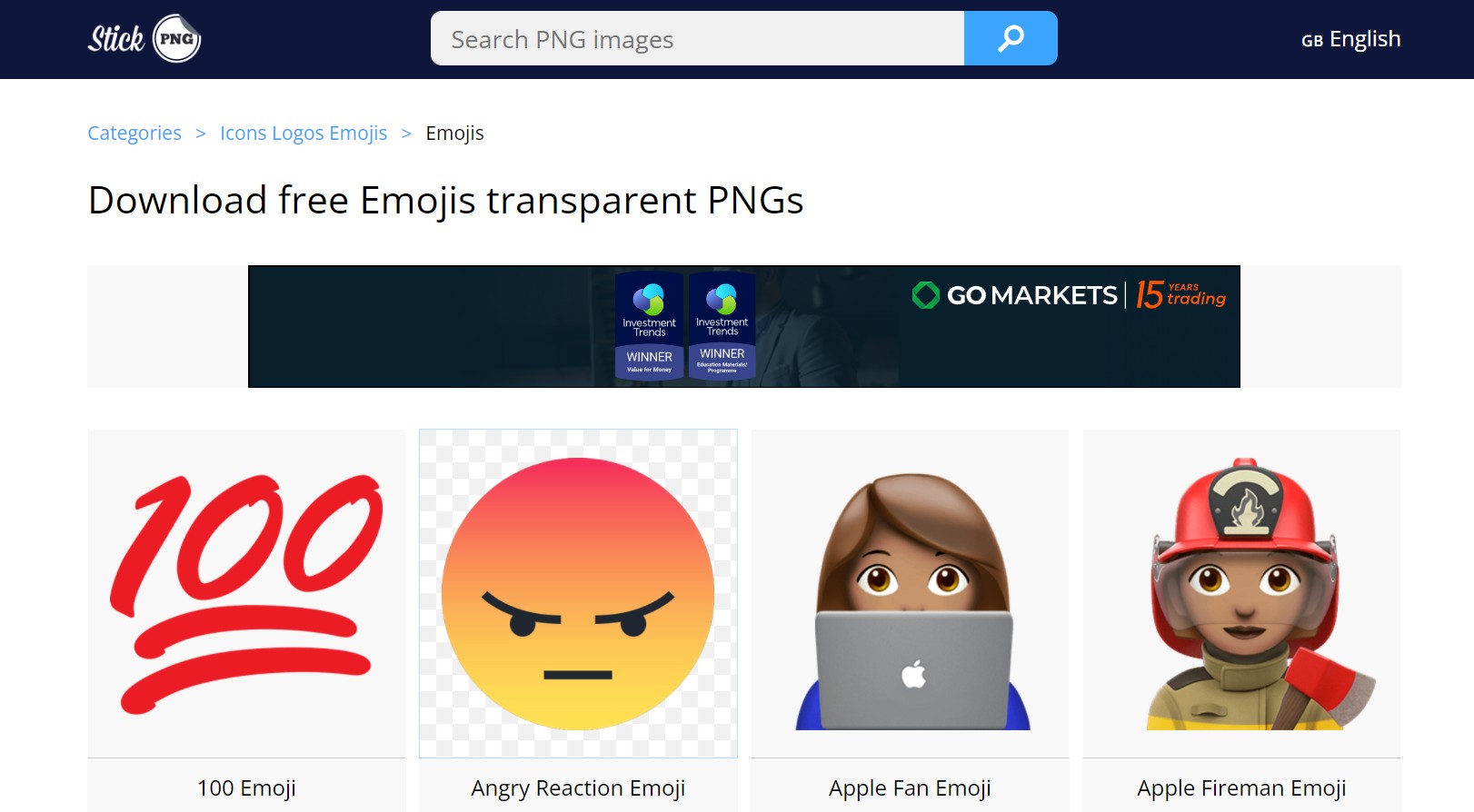 download transparent emoji from stickpng 