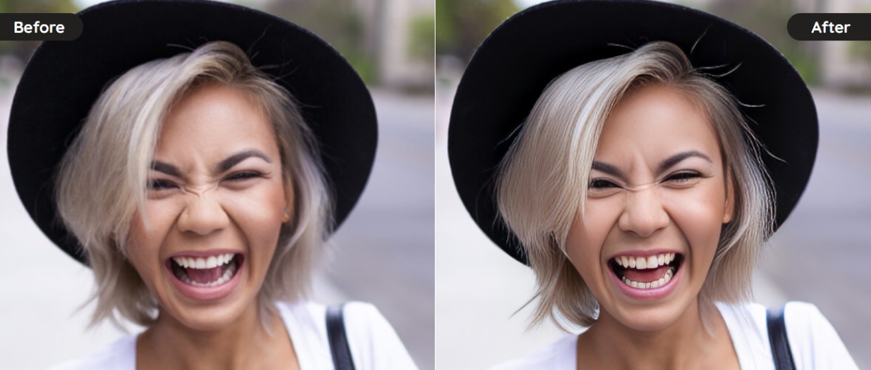 unblur image for portrait