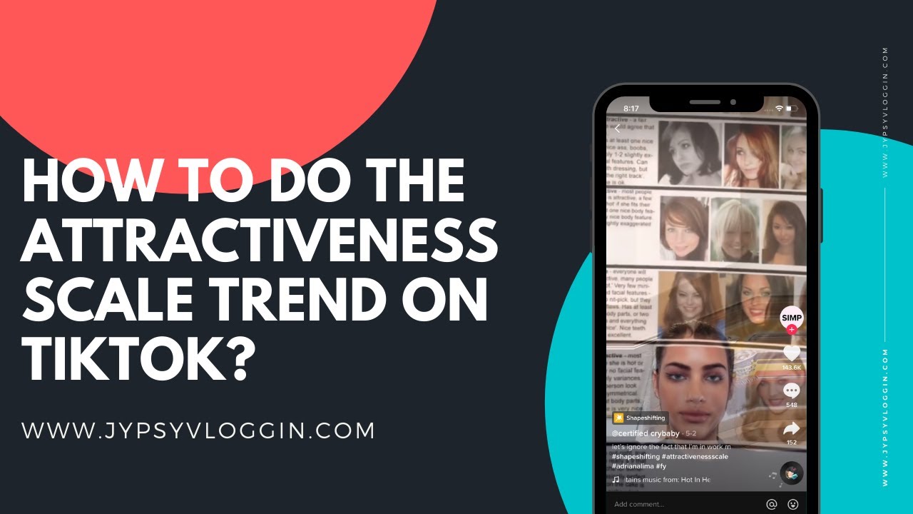 How to do the attractiveness scale trend on TikTok?  Attractiveness scale,  Attractiveness, Saving lives