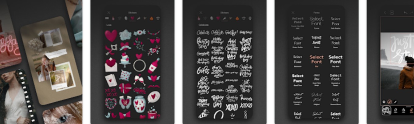 Graphionica:写真とビデオ、ステッカーとテキスト