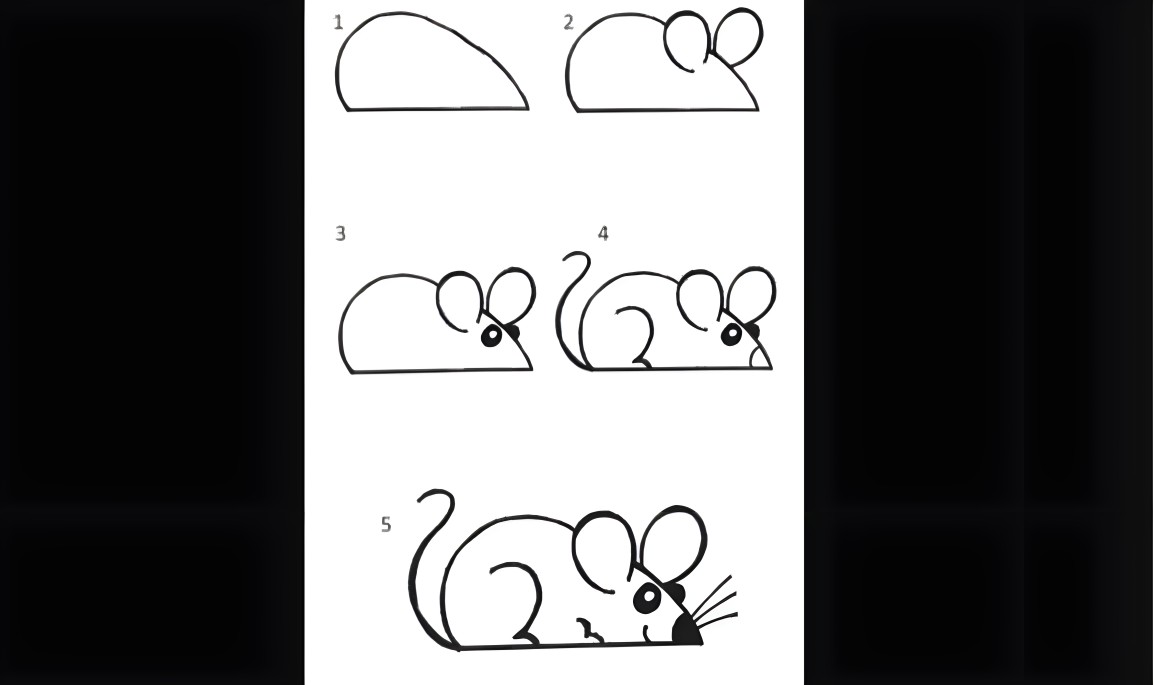 ネズミの漫画の描き方