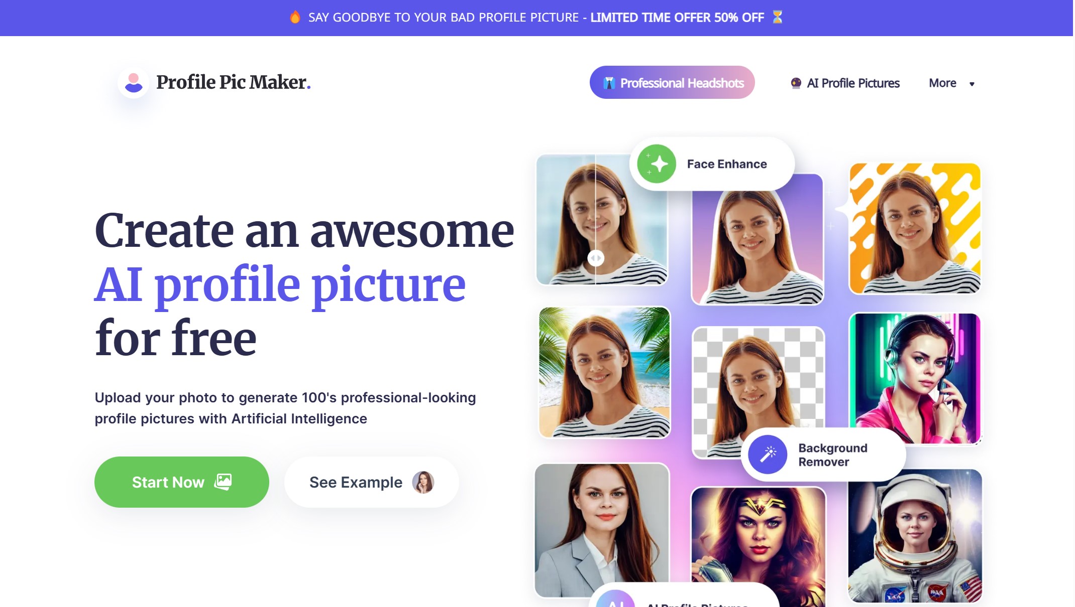 Free Profile Picture Maker - Generate your PFP with AI