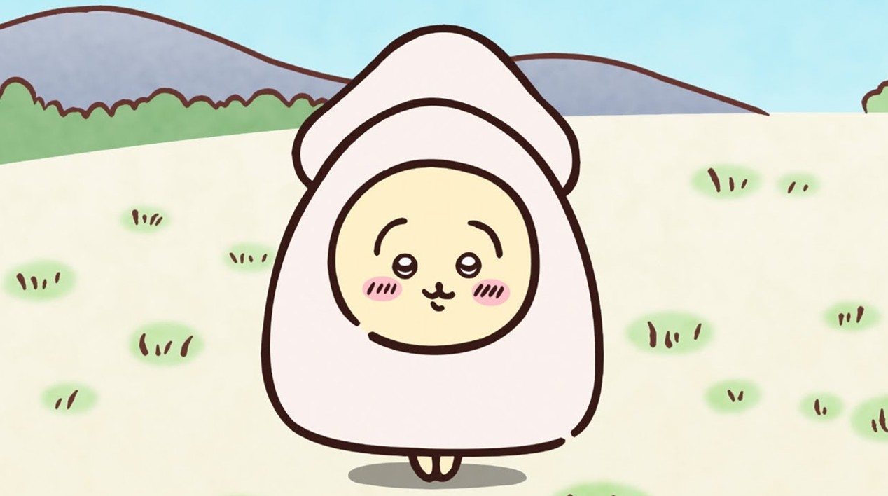 いかコスチュームを着たうさぎ