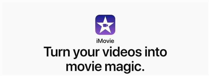 iMovie ermöglicht das Video Qualität verbessern mit nur einem Klick.