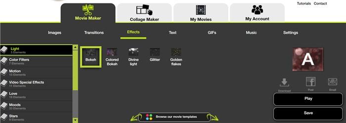 Kizoa ist eine online Anwendung zum Video Qualität verbessern
