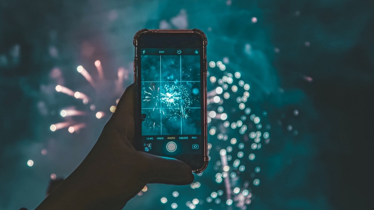 花火大会での構図のアイデア