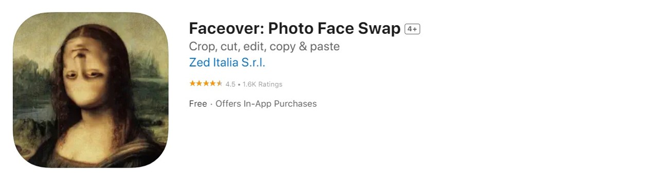 Faceover Photo Face Swap