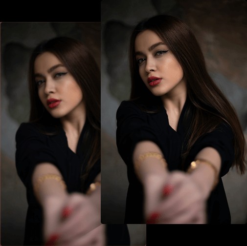 Foto vor und nach dem Foto schärfen mit VanceAI Image Sharpener