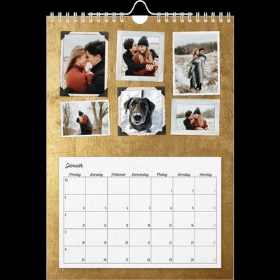 Fotokalender für die Wand, kreiert auf PosterXXL