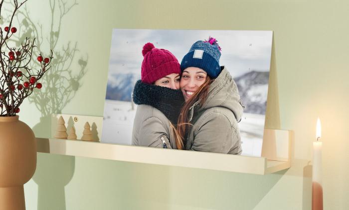 ein Foto-Adventskalender mit persönlichem Bild, erstellt von DM Foto-Paradies