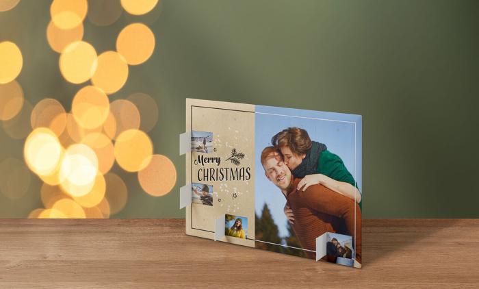 ein Foto-Adventskalender mit persönlichen Bildern, erstellt von Cewe