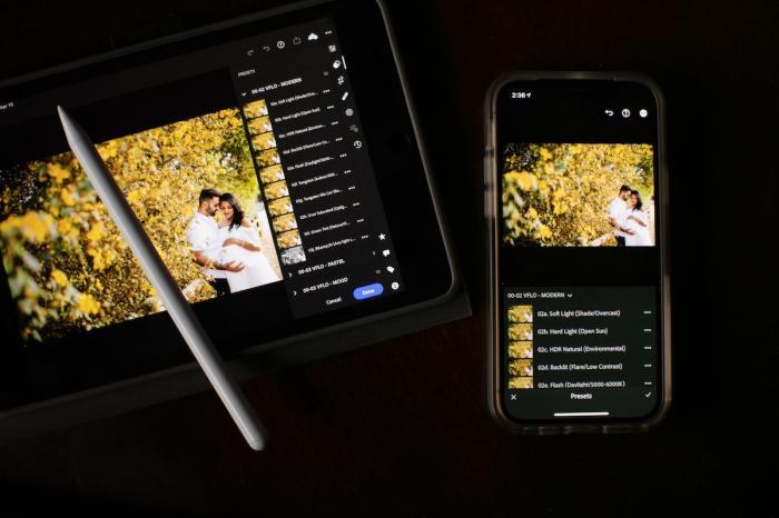 Adobe Lightroom auf Smartphone und Tablet