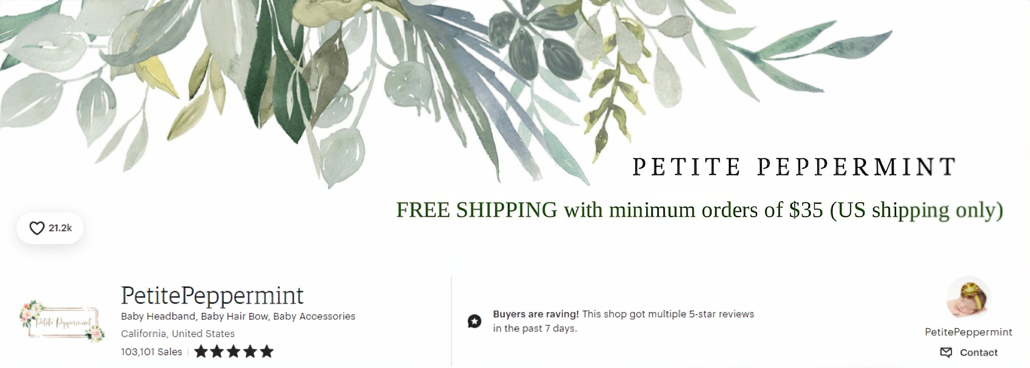 types of etsy banner