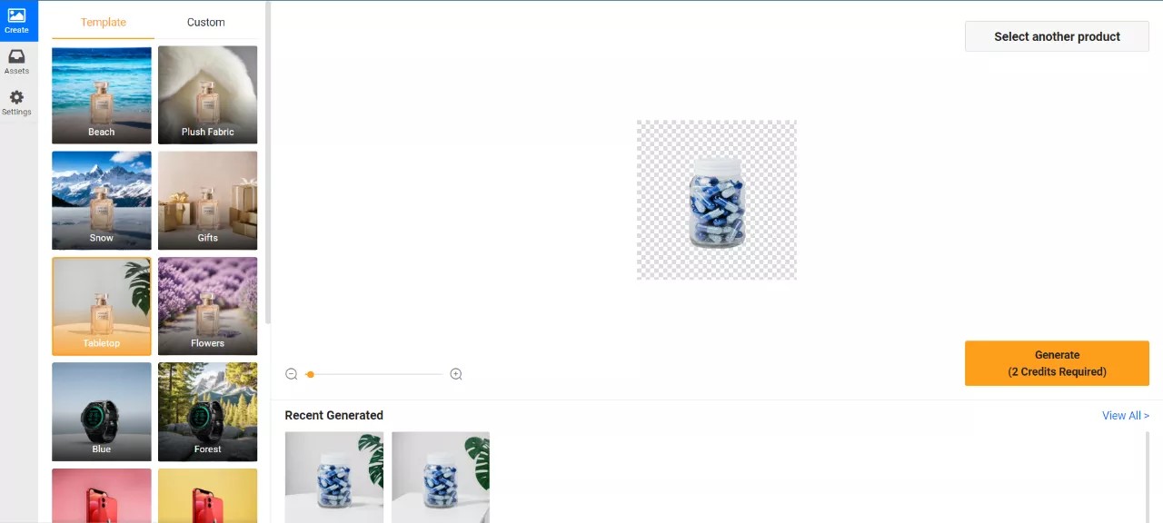 use ai background generator step2