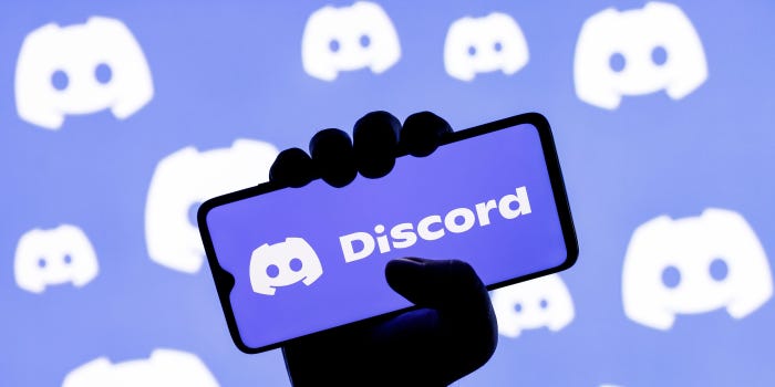 Discord Logo auf Smartphone