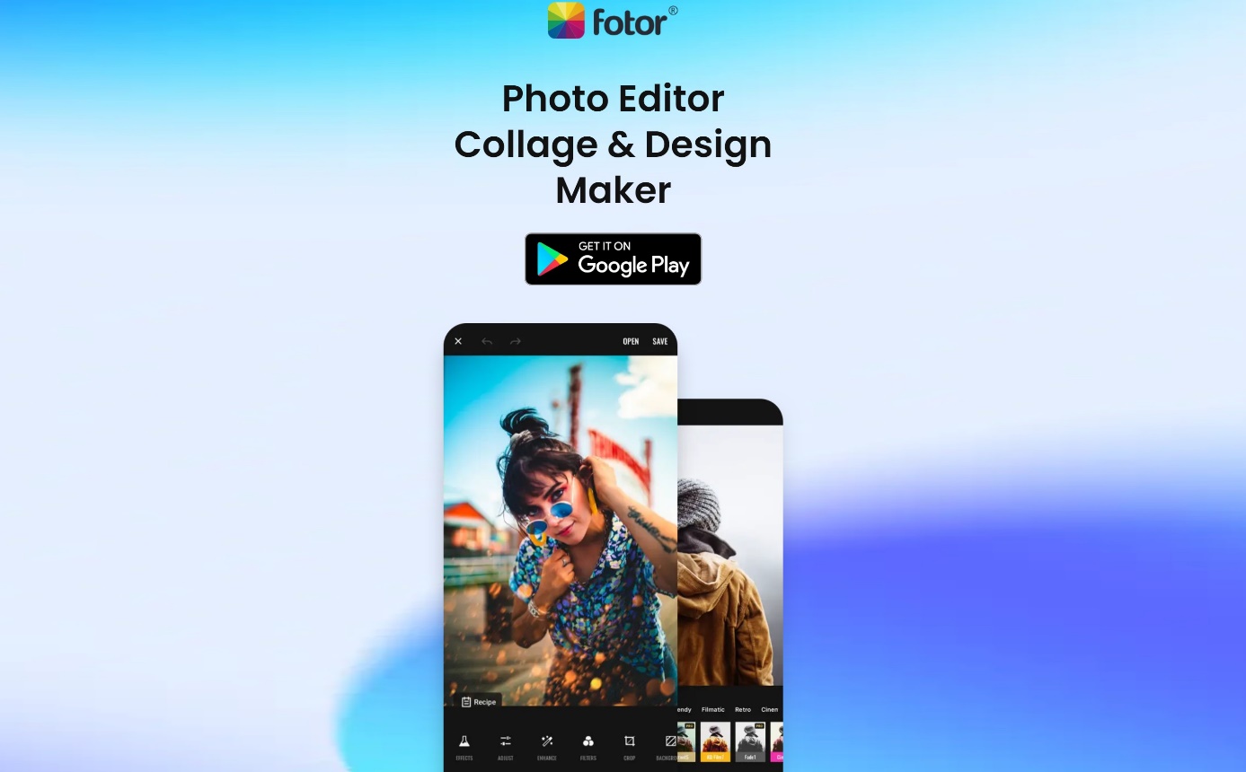 Fotor App im GooglePlay Store