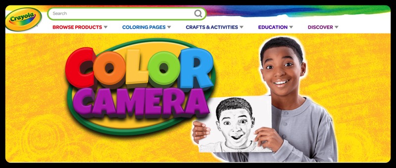 Crayola Coloring Page Screenshot