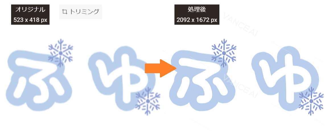 VanceAI画像高画質化