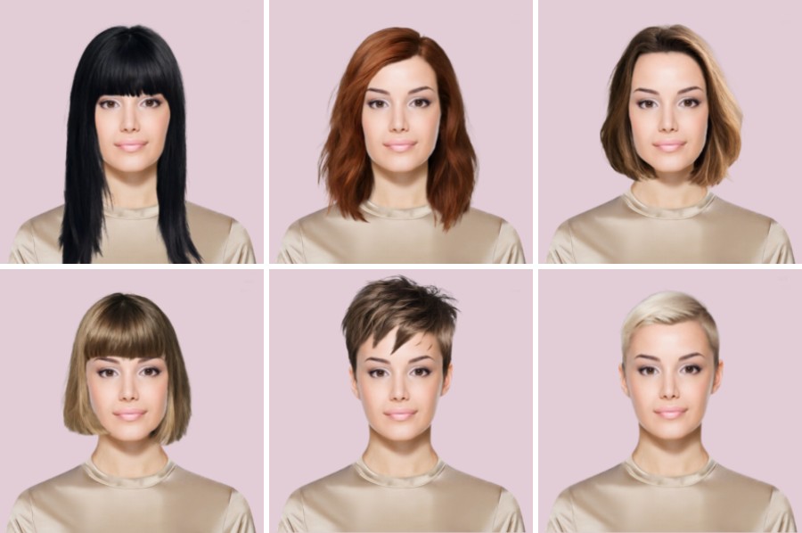 Frisuren testen, Haare ändern