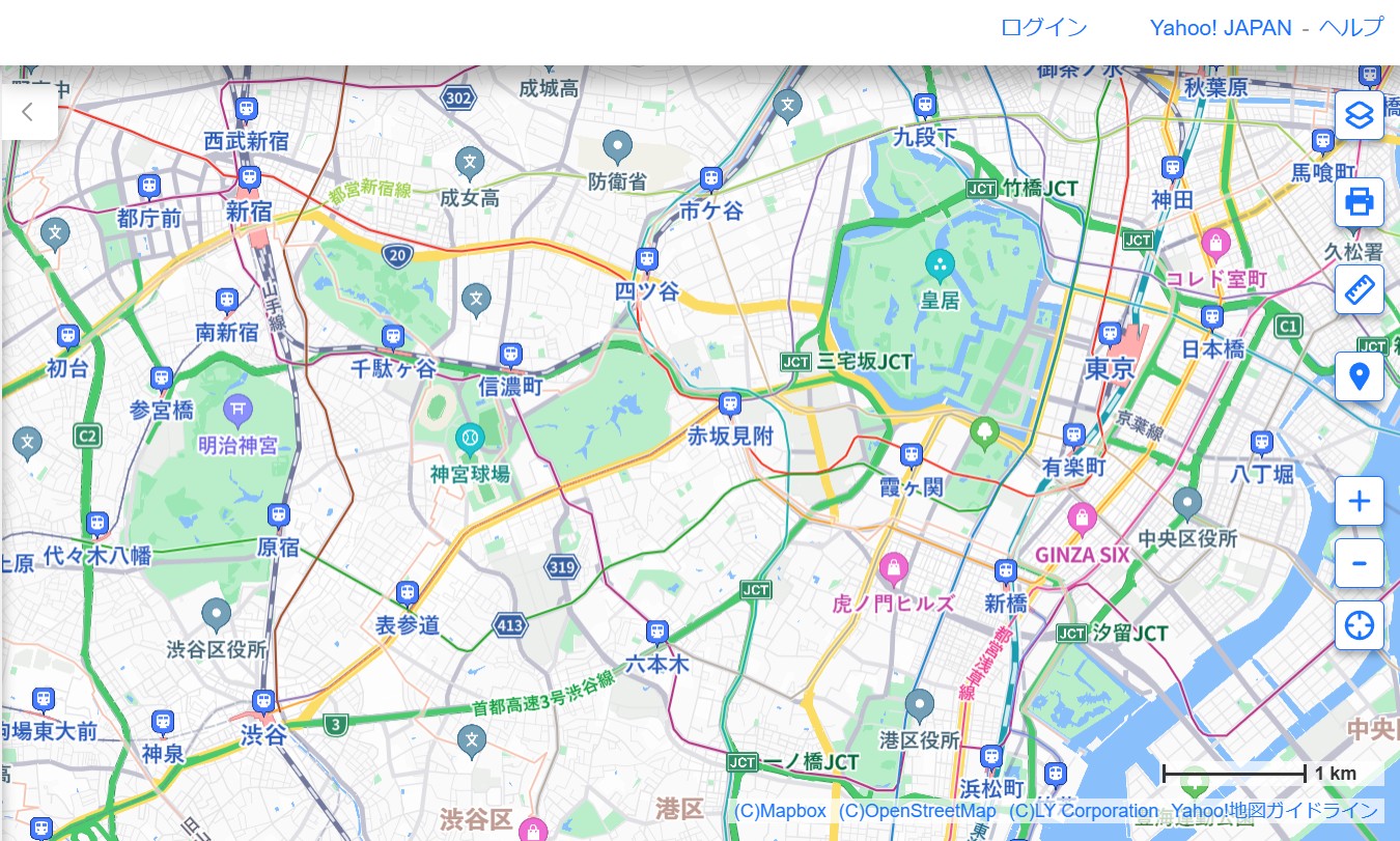 Yahoo地図
