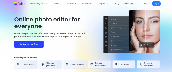 fotor photo editor