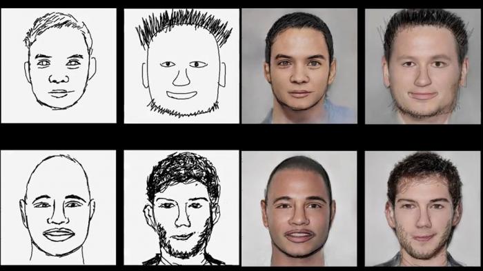 DeepFace Drawing'' that creates realistic facial photographs accurately and  in real time from rough hand-drawn sketches - GIGAZINE